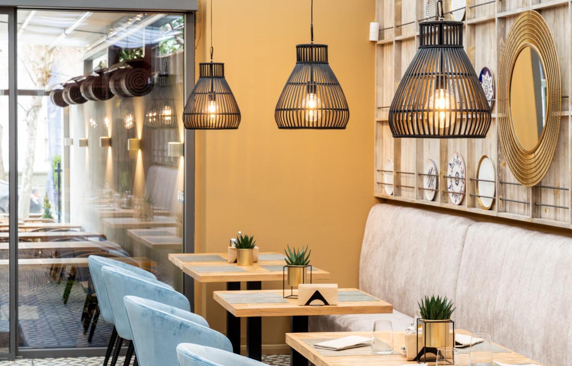 Hotel Residence Promenade Burgas Stad Buitenkant foto Restaurant interior